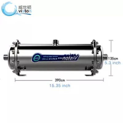 Bộ lọc hộp mực bằng thép không gỉ 0,01um Vỏ bộ lọc nước màng Uf để uống